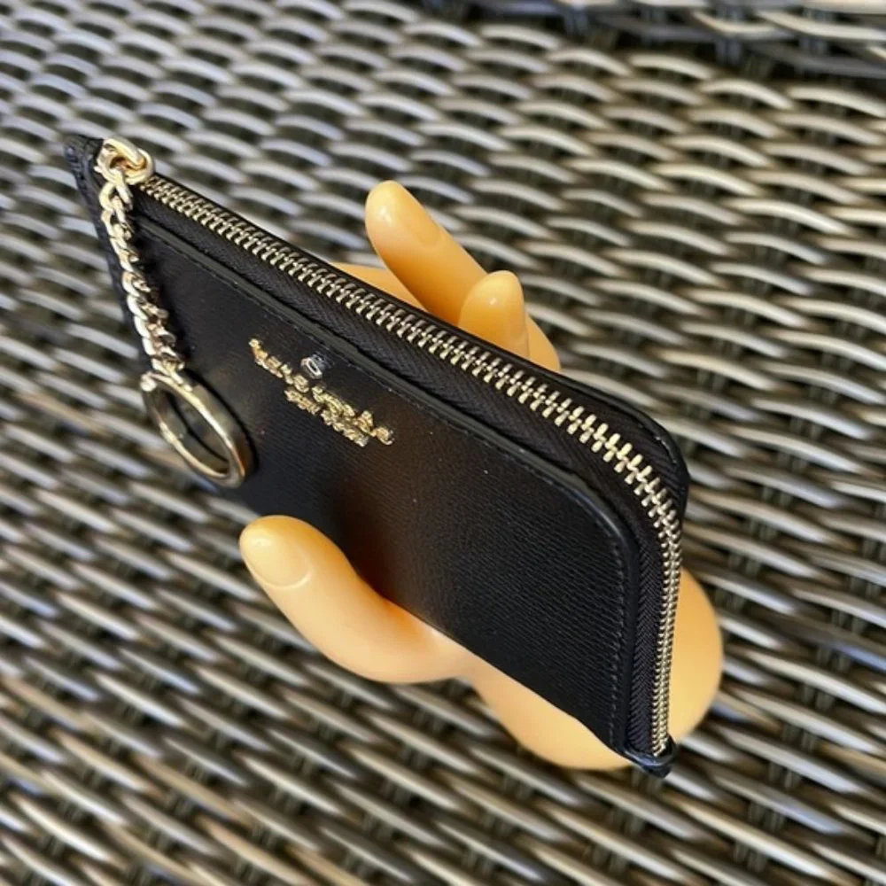 Kate Spade Darcy Medium L-Zip Card Holder Black - Picture 11 of 16